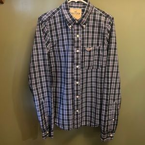 Hollister Blue Flannel